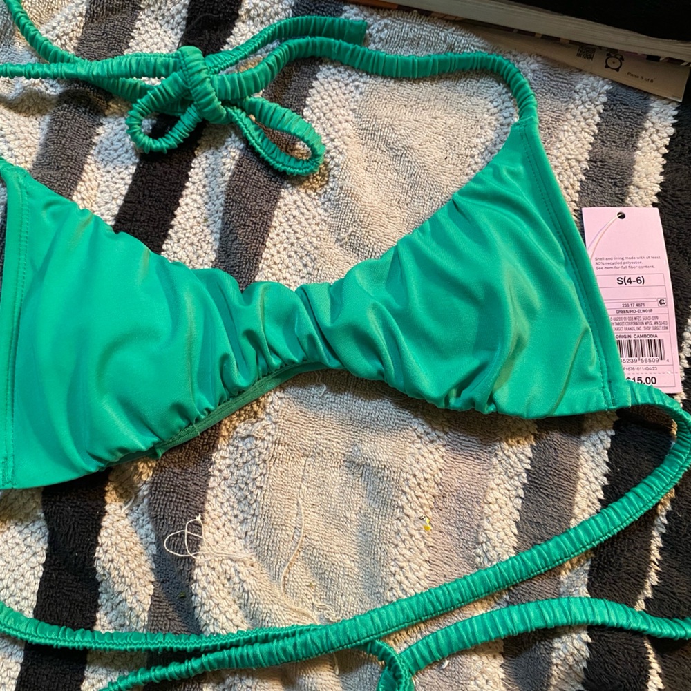 Wild Fable Green Bikini Top